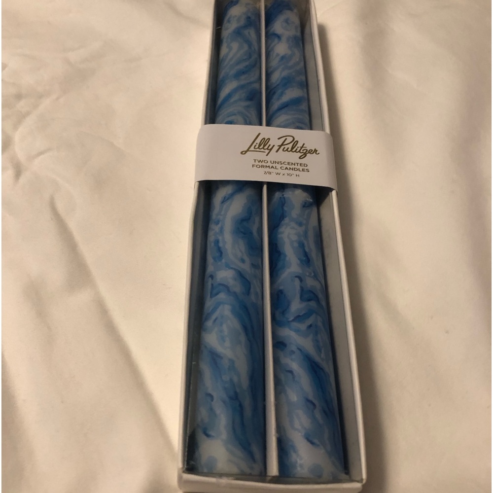 NEW Lily Pultizer Two Unscented Formal Candles